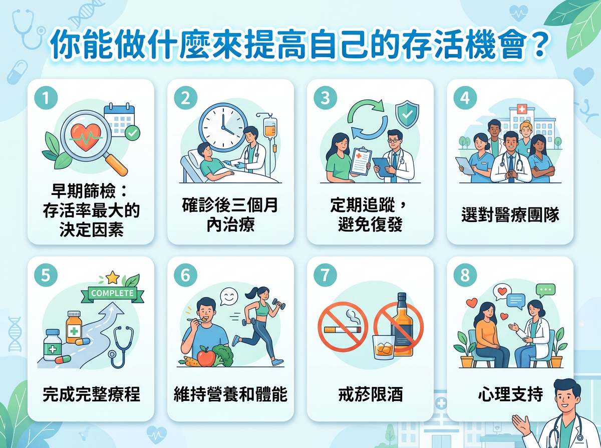 提高自己癌症存活率的方法